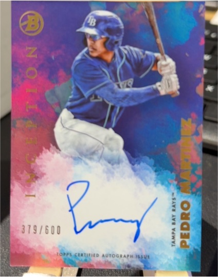 2021 Bowman Inception #PA-PM Pedro Martinez — front
