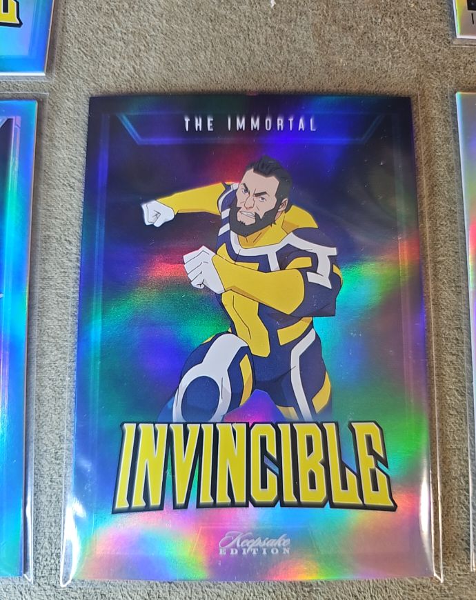 2025 Keepsake Invincible Season 1 #91 The Immortal Silver Foil Trading Card — front