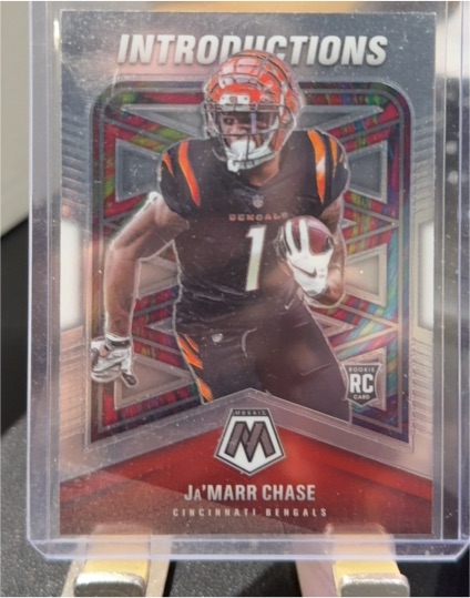 2021 Panini Mosaic Introductions #I-7 Ja'Marr Chase — front