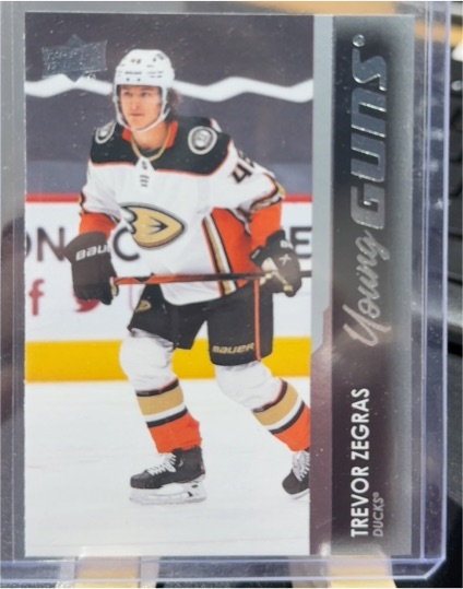 2021-22 Upper Deck Series 1 #232 Trevor Zegras Young Guns Rookie — front