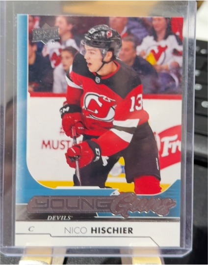 2017-18 Upper Deck Young Guns #201 Nico Hischier — front