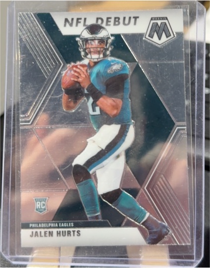 2020 Panini Mosaic #265 Jalen Hurts NFL Debut — front