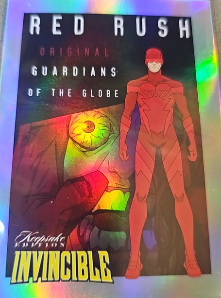 2025 Keepsake Invincible #145 Red Rush — front