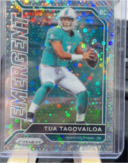 2020 Panini Prizm Emergent #2 Tua Tagovailoa — front