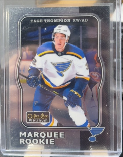 2017-18 O-Pee-Chee Platinum Retro #R-82 Tage Thompson — front