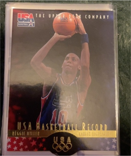 1996 Upper Deck USA Basketball #16 Reggie Miller — front