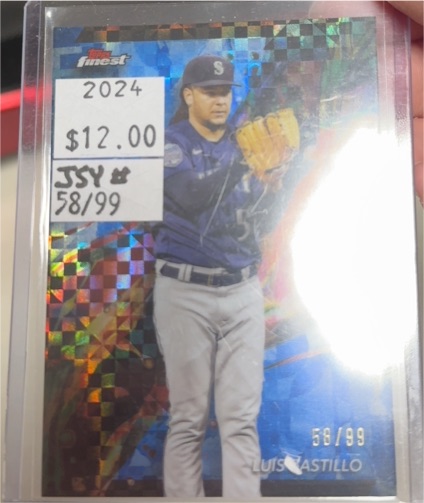 2024 Topps Finest #58 Luis Castillo — front