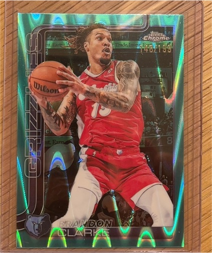 2025-26 Topps Chrome #133 Brandon Clarke — front