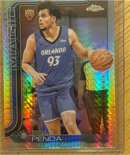 2025-26 Topps Chrome #282 Noah Penda — front