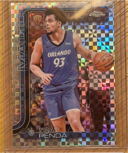 2025-26 Topps Chrome #282 Noah Penda — front