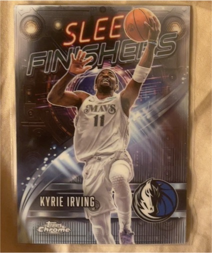 2025-26 Topps Chrome #SF-4 Kyrie Irving Sleek Finishers — front