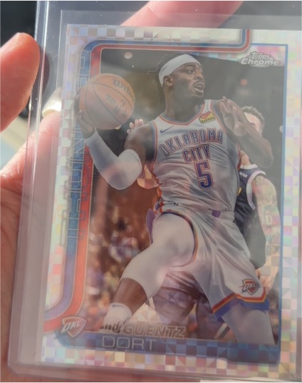 2025-26 Topps Chrome #177 Luguentz Dort — front