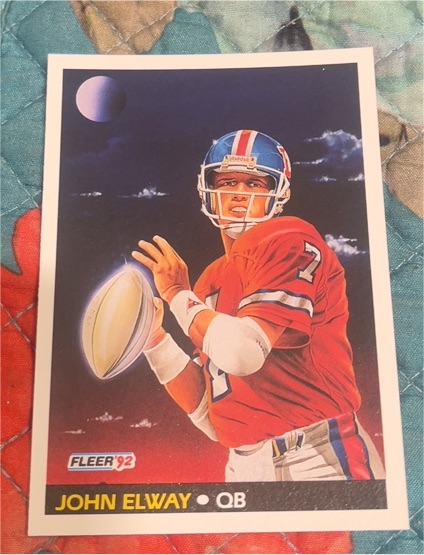 1992 Fleer #471 John Elway — front
