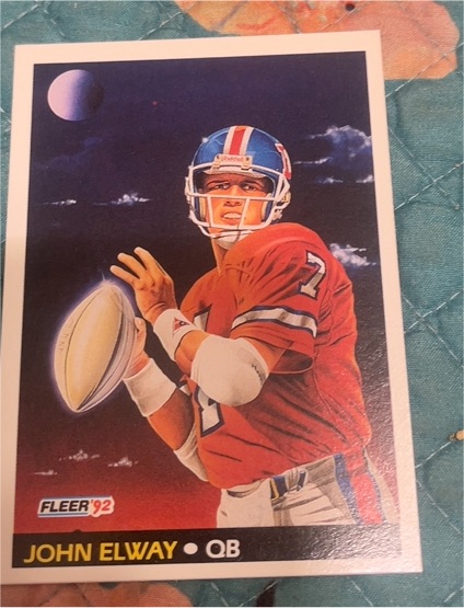 1992 Fleer #471 John Elway — front
