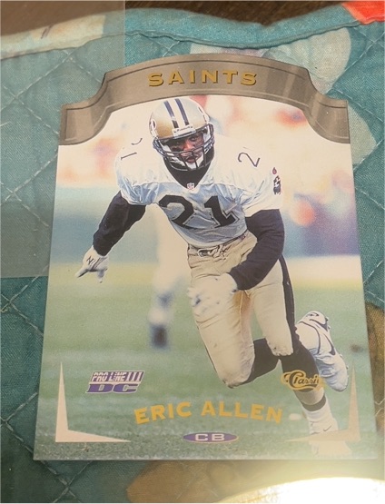 1996 Classic Pro Line III DC #74 Eric Allen — front