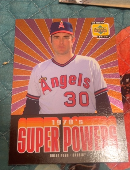 2001 Upper Deck Decade 1970's Super Powers #SP6 Nolan Ryan — front