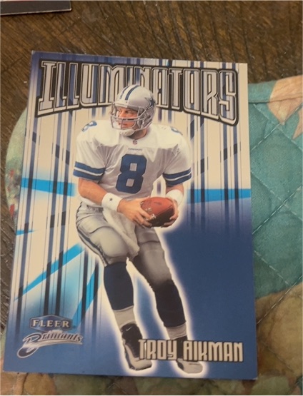 1998 Fleer Brilliants #4I Troy Aikman Illuminators — front