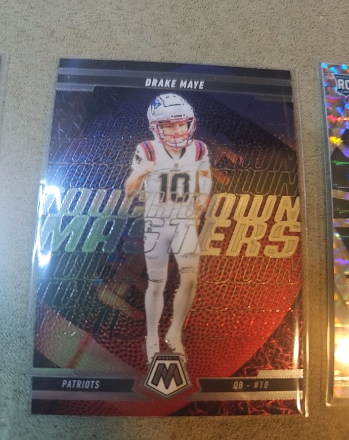 2025 Panini Mosaic #9 Drake Maye Touchdown Masters — front