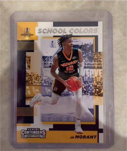 2019 Panini Contenders Draft Picks School Colors #2 Ja Morant — front
