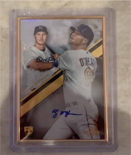 2019 Topps Gold Label Framed Autographs #GLA-RO Ryan O'Hearn — front
