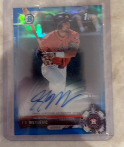 2025 Bowman Chrome #CPA-JM J.J. Matijevic — front