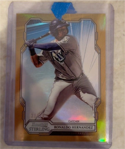 2019 Bowman Sterling #BPR-17 Ronaldo Hernandez — front