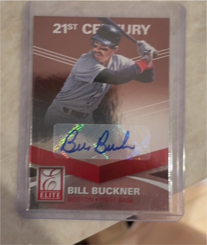 2015 Panini Elite Signatures #53 Bill Buckner — front