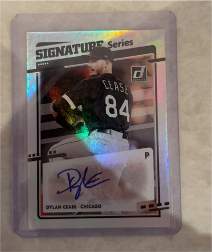 2020 Donruss Signature Series #SS-DC Dylan Cease — front