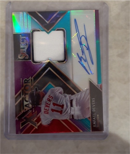 2020 Panini Select X-Factor #XF-11 Rafael Devers — front