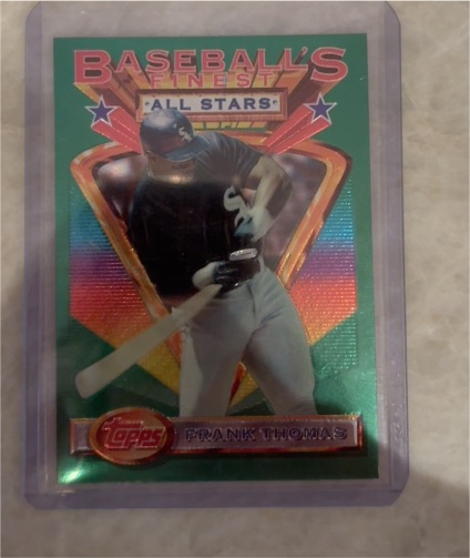 1993 Topps Finest All Stars #111 Frank Thomas — front