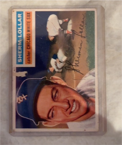 1956 Topps #243 Sherm Lollar — front