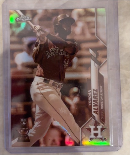 2020 Topps Chrome #200 Yordan Alvarez — front