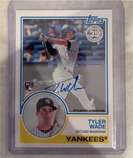 2018 Topps '83 Topps Autographs #83A-TW Tyler Wade — front