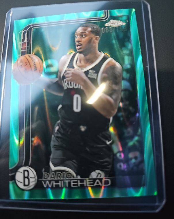 2025-26 Topps Chrome #91 Dario Whitehead — front