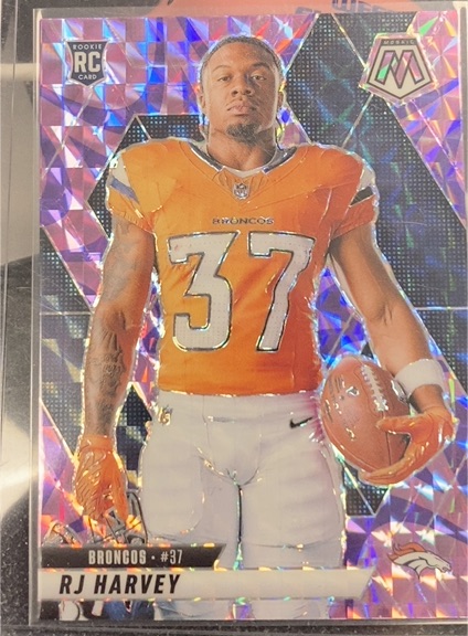 2025 Panini Mosaic #284 RJ Harvey — front