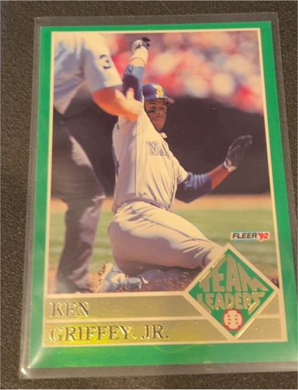 1992 Fleer Team Leaders #15 Ken Griffey Jr. — front