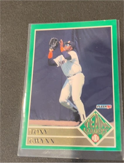 1992 Fleer #7 Tony Gwynn Team Leaders — front