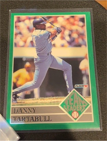 1992 Fleer Team Leaders #18 Danny Tartabull — front
