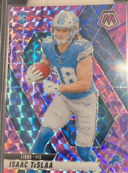 2025 Panini Mosaic #319 Isaac Teslaa — front