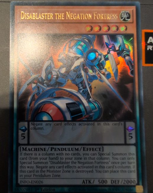 Yu-Gi-Oh! INFO-EN026 Disablaster the Negation Fortress — front