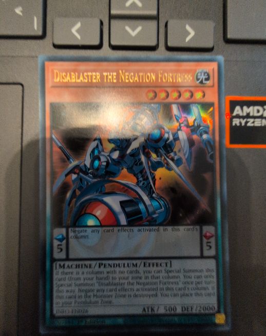 2020 Yu-Gi-Oh! INFO-EN026 Disablaster the Negation Fortress — front