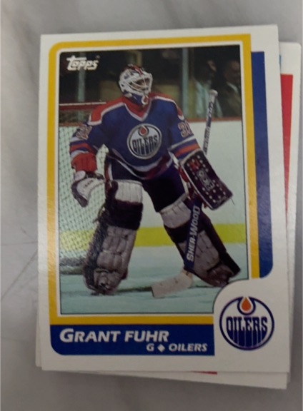 1986-87 Topps #56 Grant Fuhr — front