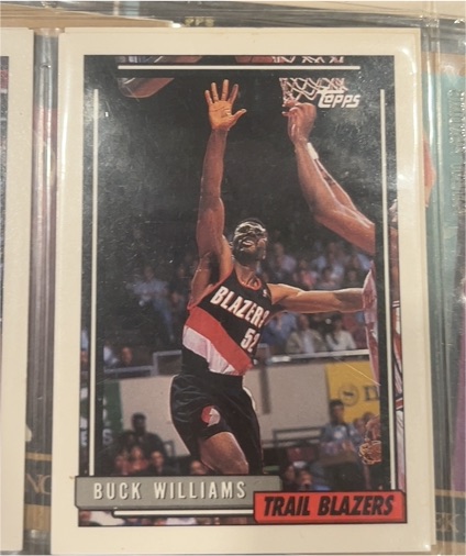 1992-93 Topps #196 Buck Williams Portland Trail Blazers — front