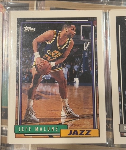 1992-93 Topps #130 Jeff Malone — front