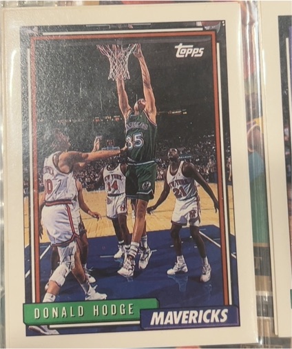 1992-93 Topps #178 Donald Hodge — front