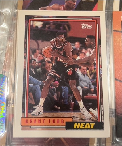 1992-93 Topps #186 Grant Long — front