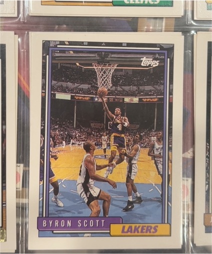 1992-93 Topps #47 Byron Scott — front