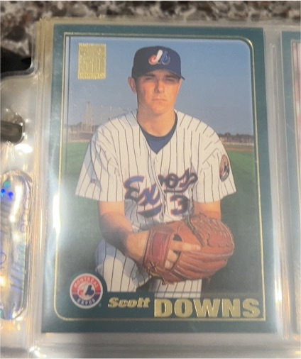 2001 Topps #496 Scott Downs — front