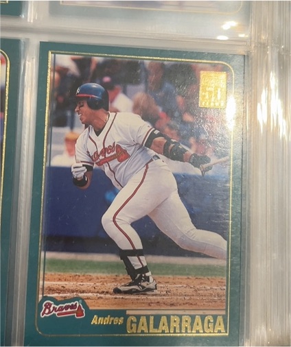 2001 Topps #72 Andres Galarraga — front