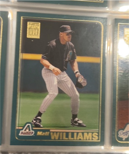 2001 Topps #503 Matt Williams — front